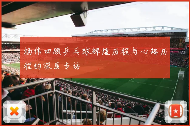 杨伟回顾乒乓球辉煌历程与心路历程的深度专访