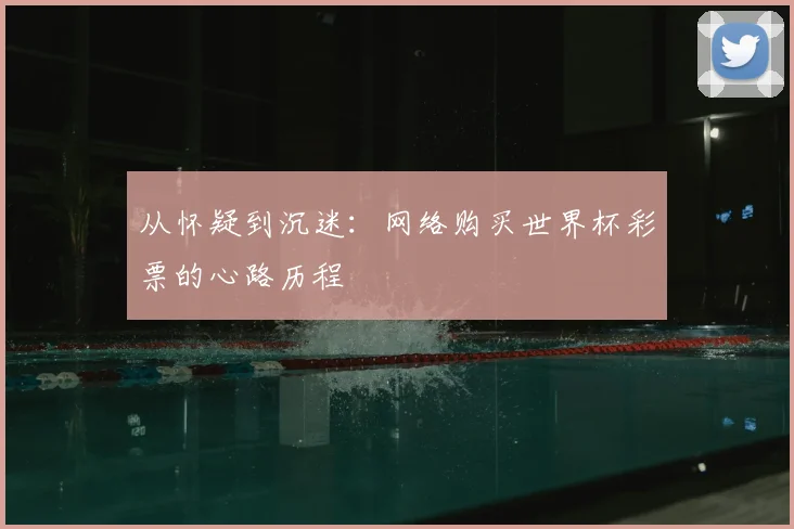 从怀疑到沉迷：网络购买世界杯彩票的心路历程