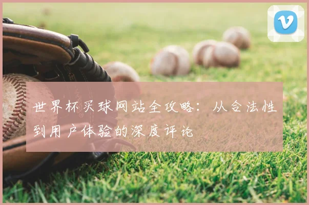 世界杯买球网站全攻略:从合法性到用户体验的深度评论